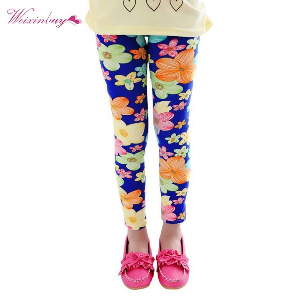 baby colors stripe flower printing toddler classic leggings kids girls pants for 2-14y, Blue
baby colors stripe flower printing toddler classic leggings kids girls pants for 2-14y, Blue