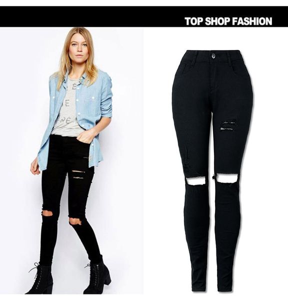 женщины высокой талией эластичные дыры denim брюки карандаш женская 2019 лето осень повседневная ripped keen hole jeans, Blue
женщины высокой талией эластичные дыры denim брюки карандаш женская 2019 лето осень повседневная ripped keen hole jeans, Blue