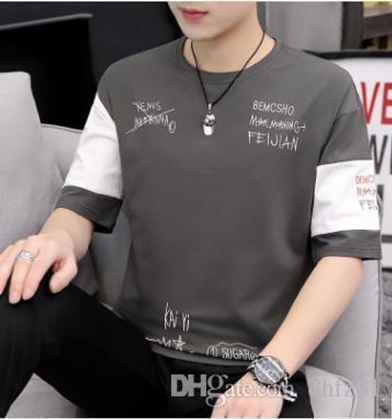 men's t-shirt summer trend loose t-shirt tide brand half-sleeved bottoming shirt men's shirt short-sleeved t-shirt, White;black
men's t-shirt summer trend loose t-shirt tide brand half-sleeved bottoming shirt men's shirt short-sleeved t-shirt, White;black
