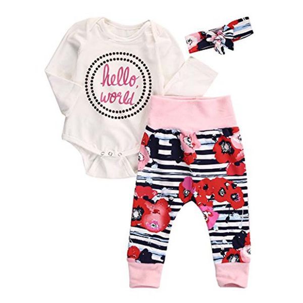 baby girls casual romper set toddler +floral pants+headband newborn jumpsuit infant girl playsuit cotton outfits set 3pcs, White
baby girls casual romper set toddler +floral pants+headband newborn jumpsuit infant girl playsuit cotton outfits set 3pcs, White