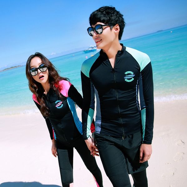 2019 long-sleeved couple wear swimsuit women's conservative sunscreen long-sleeved couple size chest gathering beach swimsuit, White;black
2019 long-sleeved couple wear swimsuit women's conservative sunscreen long-sleeved couple size chest gathering beach swimsuit, White;black