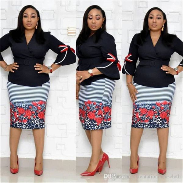 plus size womens designer tracksuits floral printed 2 piece dress sashes flare sleeved v-neck suits womens tracksuits, White
plus size womens designer tracksuits floral printed 2 piece dress sashes flare sleeved v-neck suits womens tracksuits, White