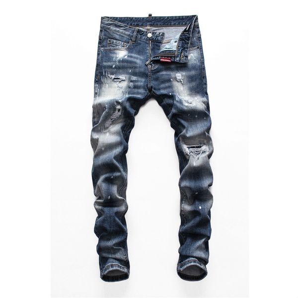 men's distressed ripped skinny jeans fashion designer mens jeans slim motorcycle moto biker causal mens denim pants hip hop men jeans 2, Blue
men's distressed ripped skinny jeans fashion designer mens jeans slim motorcycle moto biker causal mens denim pants hip hop men jeans 2, Blue