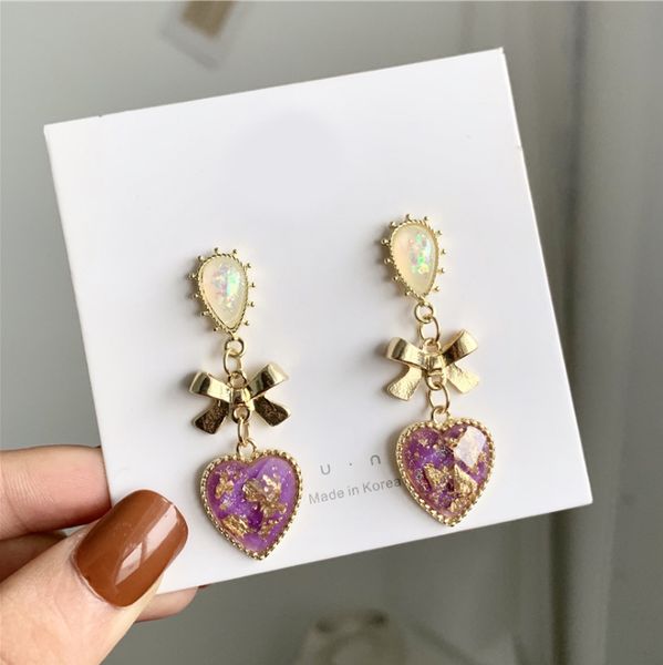 2020 new design fashion earring s925 silver needle korean high-end girl fantasy love earrings water drop bow earrings women
2020 new design fashion earring s925 silver needle korean high-end girl fantasy love earrings water drop bow earrings women