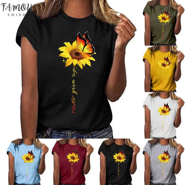 15 women plus size sunflower print short sleeved t shirt grote maten dames kleding ropa femenina, White
15 women plus size sunflower print short sleeved t shirt grote maten dames kleding ropa femenina, White