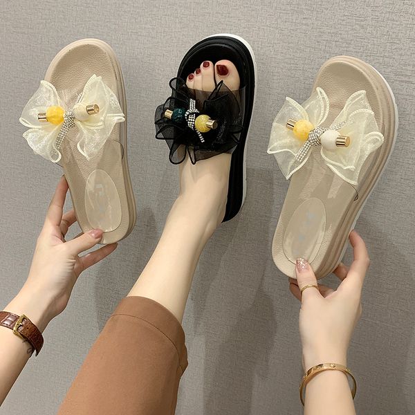 house slippers platform flat shoes female slides shose women string bead pantofle soft 2020 summer fashion, Black
house slippers platform flat shoes female slides shose women string bead pantofle soft 2020 summer fashion, Black
