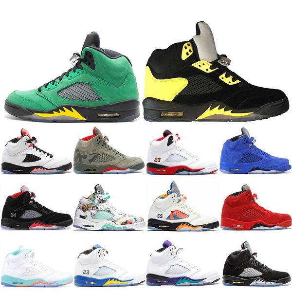 Newest 2019 5 5s Mens Basketball Shoes Wings Fresh Prince PSG Black White Camo Grey Laney Oreo Designer Shoe Sports Men Trainers Sneakers
Newest 2019 5 5s Mens Basketball Shoes Wings Fresh Prince PSG Black White Camo Grey Laney Oreo Designer Shoe Sports Men Trainers Sneakers