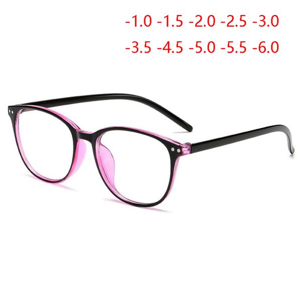 rivets blocking blue light finished myopia glasses women blue film coating oval literary nearsighted eyeglasses -1.0 -1.5 to -6, Black
rivets blocking blue light finished myopia glasses women blue film coating oval literary nearsighted eyeglasses -1.0 -1.5 to -6, Black