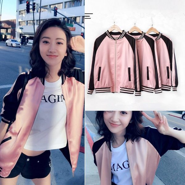 fashion windbreaker jacket women summer coats long sleeve basic jackets bomber thin women's jacket female jackets outwear, Black;brown
fashion windbreaker jacket women summer coats long sleeve basic jackets bomber thin women's jacket female jackets outwear, Black;brown