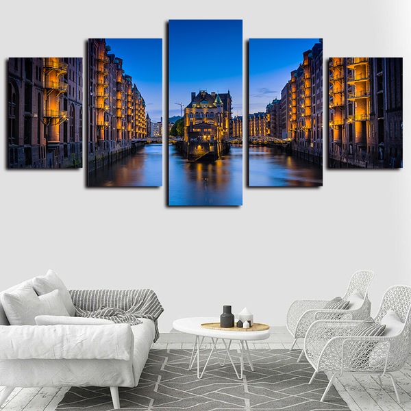 5 panels hamburg, germany landscape artworks giclee canvas wall art for home decor abstract poster canvas print oil painting
5 panels hamburg, germany landscape artworks giclee canvas wall art for home decor abstract poster canvas print oil painting