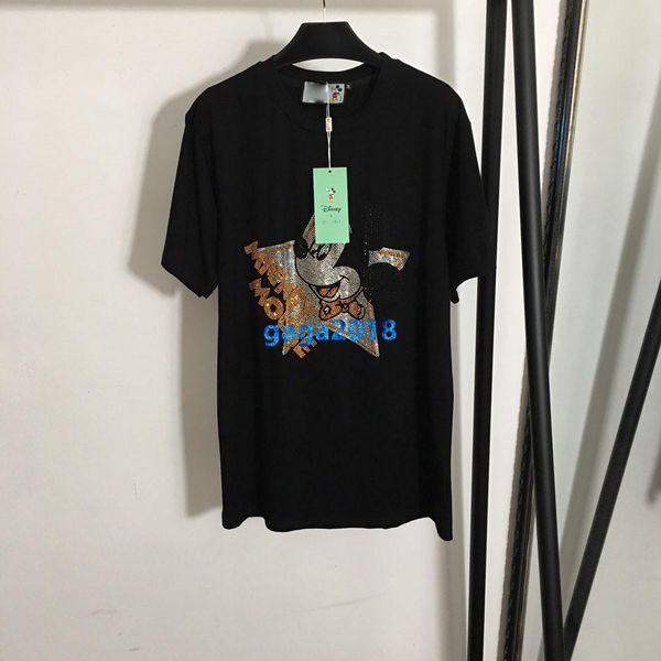 high end women girls t-shirt drilling letter cartoon motif short sleeve blouse summer shirt tee 20ss fashion design luxury pullover, White
high end women girls t-shirt drilling letter cartoon motif short sleeve blouse summer shirt tee 20ss fashion design luxury pullover, White