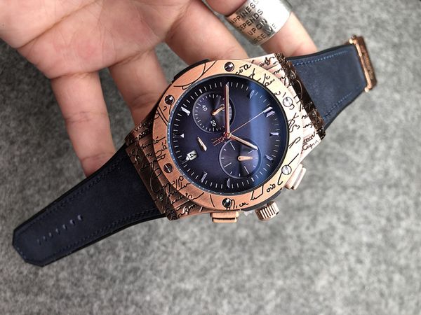 Новые роскошные мужские часы мода многофункциональный кварцевый водонепроницае
Новые роскошные мужские часы мода многофункциональный кварцевый водонепроницае