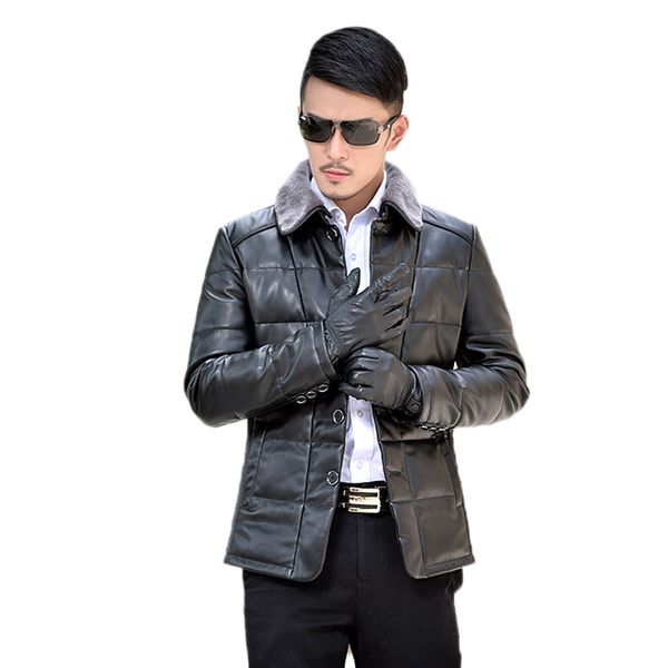 men sheepskin jacket winter short down coat large size genuine leather down jacket sheep shearing collar coats fc34, Black
men sheepskin jacket winter short down coat large size genuine leather down jacket sheep shearing collar coats fc34, Black