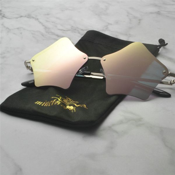 vintage narrow glasses frameless small cat sunglasses women 2019 trend brands transparent color irregular sun glasses fml, White;black
vintage narrow glasses frameless small cat sunglasses women 2019 trend brands transparent color irregular sun glasses fml, White;black