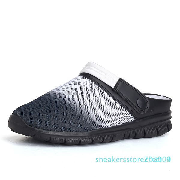 men summer shoes slip-on sandals big size 36-46 breathable & light men beach shoes casual slippers s09, Black
men summer shoes slip-on sandals big size 36-46 breathable & light men beach shoes casual slippers s09, Black