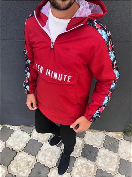 men's sweatshirt half zip hooded pullover jacket sleeve print hoodie coat sweatshirt jumper outwear streetwear one piece, Black
men's sweatshirt half zip hooded pullover jacket sleeve print hoodie coat sweatshirt jumper outwear streetwear one piece, Black