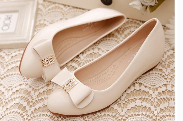 2020 women's shoes in spring and autumn with new style slope heel round head bowknot@9110, Black
2020 women's shoes in spring and autumn with new style slope heel round head bowknot@9110, Black