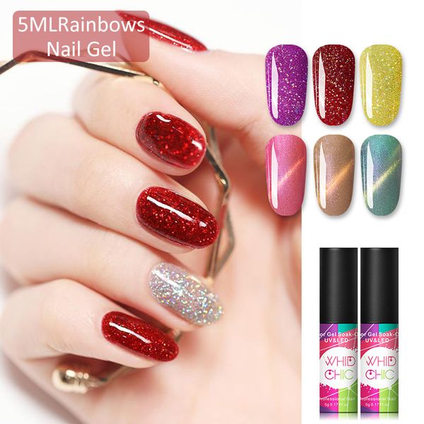 whid chicl colorful rainbows uv gel colorful soak off manicuring nail uv gel polish beauty cozy nail arts 1 bottle 5ml, Red;pink
whid chicl colorful rainbows uv gel colorful soak off manicuring nail uv gel polish beauty cozy nail arts 1 bottle 5ml, Red;pink
