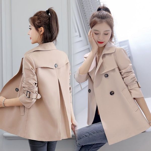 women's trench coats 2021 women casual autumn windbreaker loose safari clothes fashion stand collar drawstring female coat, Tan;black
women's trench coats 2021 women casual autumn windbreaker loose safari clothes fashion stand collar drawstring female coat, Tan;black