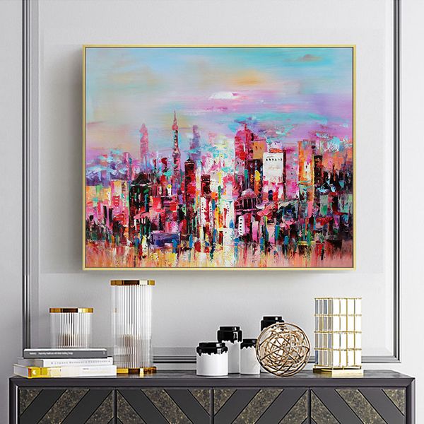 vefa fanfen modu shanghai pure hand-painted oil painting modern simple wind bund city landscape impression decorative painting
vefa fanfen modu shanghai pure hand-painted oil painting modern simple wind bund city landscape impression decorative painting