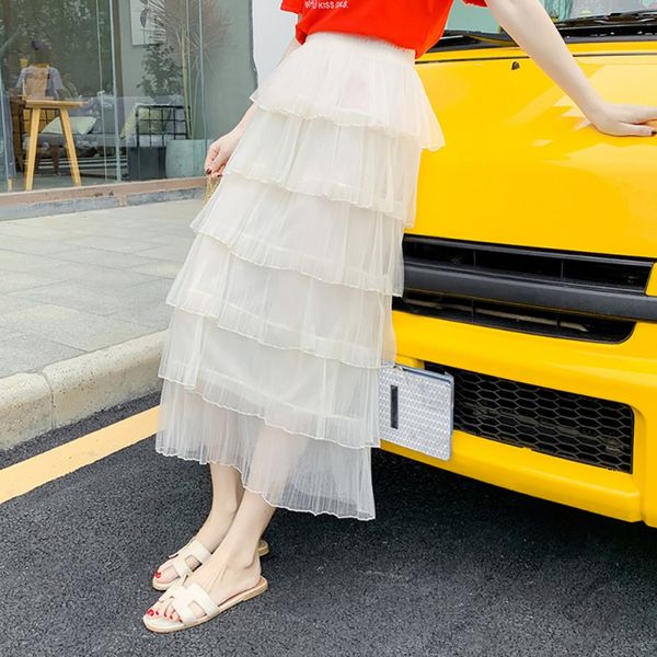 new women skirts sweet cake layered long mesh skirts princess high waist ruffled vintage tiered tulle pleated ins lace h8, Black
new women skirts sweet cake layered long mesh skirts princess high waist ruffled vintage tiered tulle pleated ins lace h8, Black