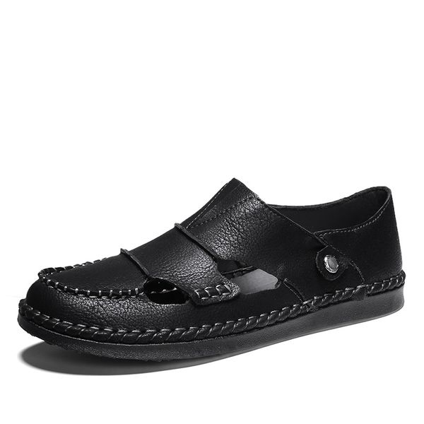 2020 new new mens sandals leather beach sandals mens casual shoes summer breathable men's shoes, Black
2020 new new mens sandals leather beach sandals mens casual shoes summer breathable men's shoes, Black