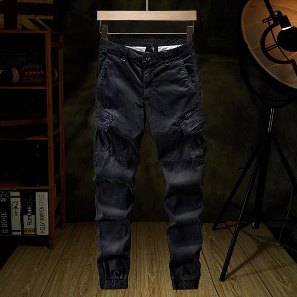 fashion simple retro cargo pants men multi-pocket popular joggers men stretch slim kidoriman, Black
fashion simple retro cargo pants men multi-pocket popular joggers men stretch slim kidoriman, Black