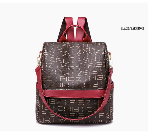 anti-theft women's backpack 2019 new fashion pu l letter printing female shoulder bag wild tide dual-use travel backpack
anti-theft women's backpack 2019 new fashion pu l letter printing female shoulder bag wild tide dual-use travel backpack