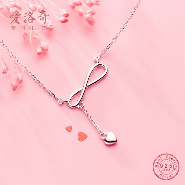 fashion-real 100% 925 sterling silver jewelry infinity love heart pendant chain necklace for women gift accessories wholesale
fashion-real 100% 925 sterling silver jewelry infinity love heart pendant chain necklace for women gift accessories wholesale
