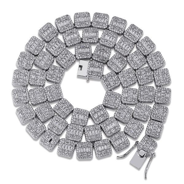 10mm necklaces prong set big size solitaire tennis chain necklace mens iced out bling cz charm hip hop fashion jewelry 18" 22", Black
10mm necklaces prong set big size solitaire tennis chain necklace mens iced out bling cz charm hip hop fashion jewelry 18" 22", Black