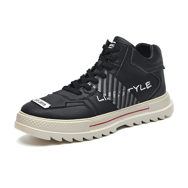 2019 new sneakers men winter new high men's shoes wild tooling boots british wind short boots trend in the, Black
2019 new sneakers men winter new high men's shoes wild tooling boots british wind short boots trend in the, Black