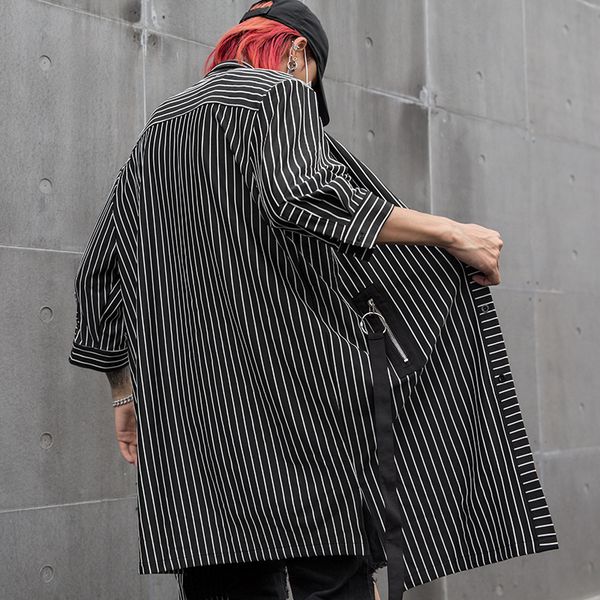 mixcubic 2019 spring summer british style stripe shirts men long section casual slim striped shirts for men,size -xxl, White;black
mixcubic 2019 spring summer british style stripe shirts men long section casual slim striped shirts for men,size -xxl, White;black