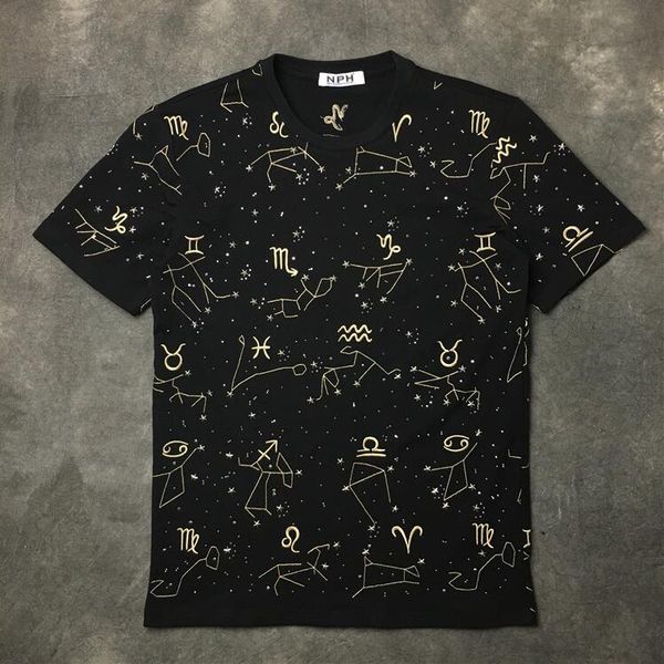 new high 2017 men embroidery 12 constellation t shirts t-shirt hip hop skateboard street cotton t-shirts tee #b51, White;black
new high 2017 men embroidery 12 constellation t shirts t-shirt hip hop skateboard street cotton t-shirts tee #b51, White;black