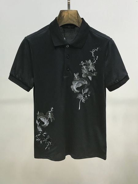 2020 designer brand polo shirt t-shirt black polo flower men's high street fashion young designer polo luxury t-shirt, White
2020 designer brand polo shirt t-shirt black polo flower men's high street fashion young designer polo luxury t-shirt, White