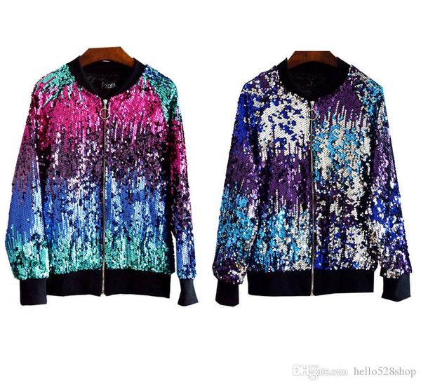 мода прохладный женщины градиент цвета baseball jacket блестки дамы верхняя одежда повседневная coat, Black;brown
мода прохладный женщины градиент цвета baseball jacket блестки дамы верхняя одежда повседневная coat, Black;brown