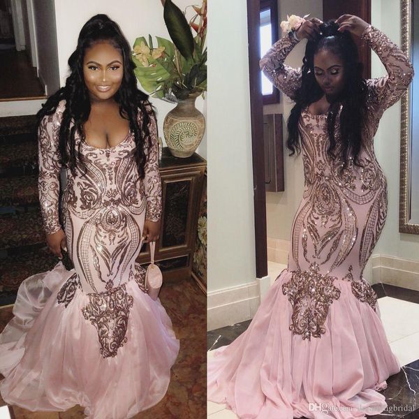 vintage long mermaid plus size prom dresses 2019 new long sleeve sequined floor length v neck formal evening dress party gowns, Black
vintage long mermaid plus size prom dresses 2019 new long sleeve sequined floor length v neck formal evening dress party gowns, Black