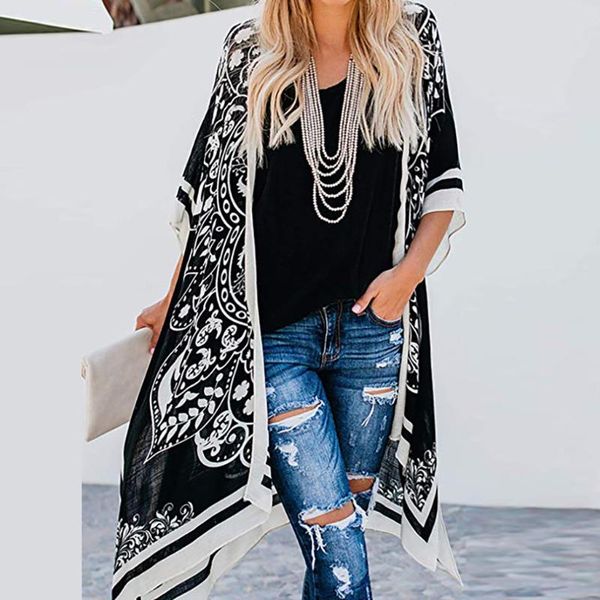 women kimono cardigan outwear long blouse loose beach cover up plus size summer bikini cover up for women swimwear black
women kimono cardigan outwear long blouse loose beach cover up plus size summer bikini cover up for women swimwear black