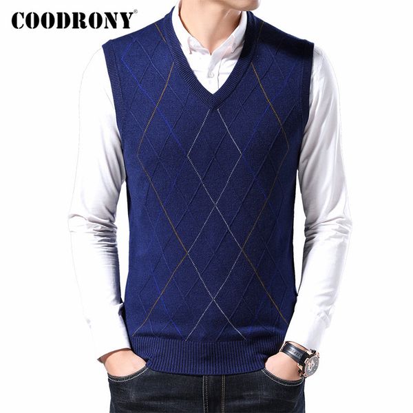 coodrony brand sweater men autumn winter soft warm wool pullover men business casual sleeveless vest cashmere knitwear 91092, Black;white
coodrony brand sweater men autumn winter soft warm wool pullover men business casual sleeveless vest cashmere knitwear 91092, Black;white
