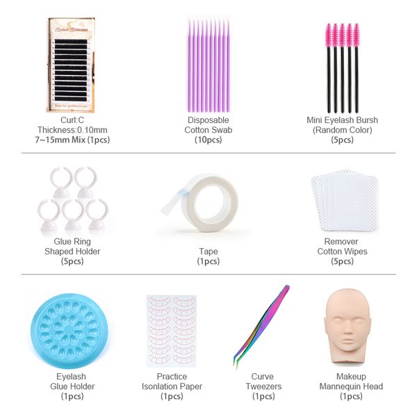 2020 new false eyelash extension training kit practice eye lashes graft exercise practice mannequin head set grafting eyelash
2020 new false eyelash extension training kit practice eye lashes graft exercise practice mannequin head set grafting eyelash