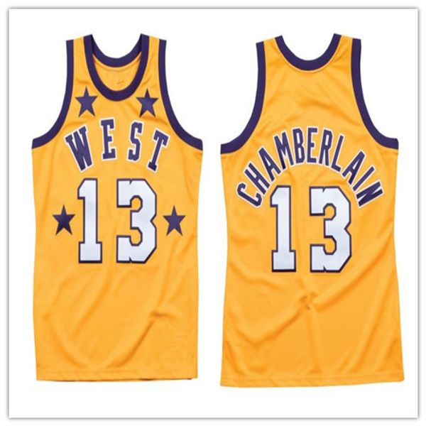 #13 wilt chamberlain 1972 all star west yellow basketball jersey sewn stitched customize any name and number all size xs-6xl vest jerseys nc, Gray
#13 wilt chamberlain 1972 all star west yellow basketball jersey sewn stitched customize any name and number all size xs-6xl vest jerseys nc, Gray