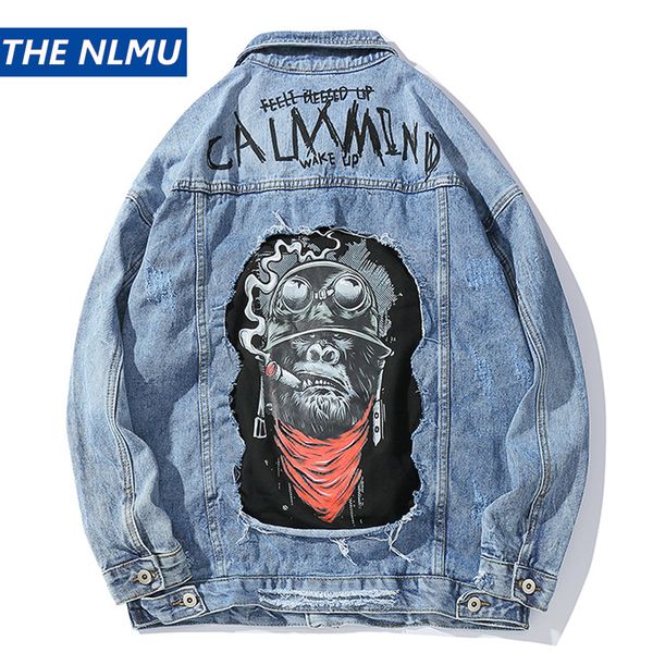 2019 autumn denim jacket men streetwear hole jeans coat hip hop funny print vintage jackets male harajuku hz228, Black;brown
2019 autumn denim jacket men streetwear hole jeans coat hip hop funny print vintage jackets male harajuku hz228, Black;brown