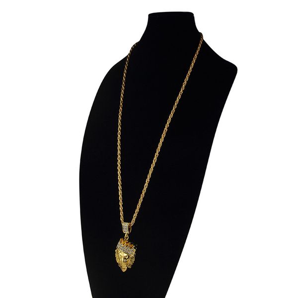 fashion mens full iced out rhinestone cold lion tag pendant cuban chain hip hop casual long necklaces new, Silver
fashion mens full iced out rhinestone cold lion tag pendant cuban chain hip hop casual long necklaces new, Silver