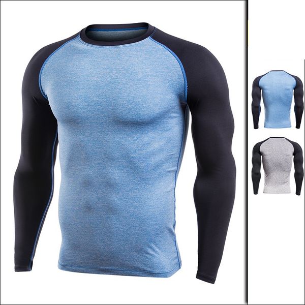 gym clothing long sleev quick dryi spr tights long sle men fotb traing base shirt running yoga suit breathabl fitness suit wear men, Black;blue
gym clothing long sleev quick dryi spr tights long sle men fotb traing base shirt running yoga suit breathabl fitness suit wear men, Black;blue