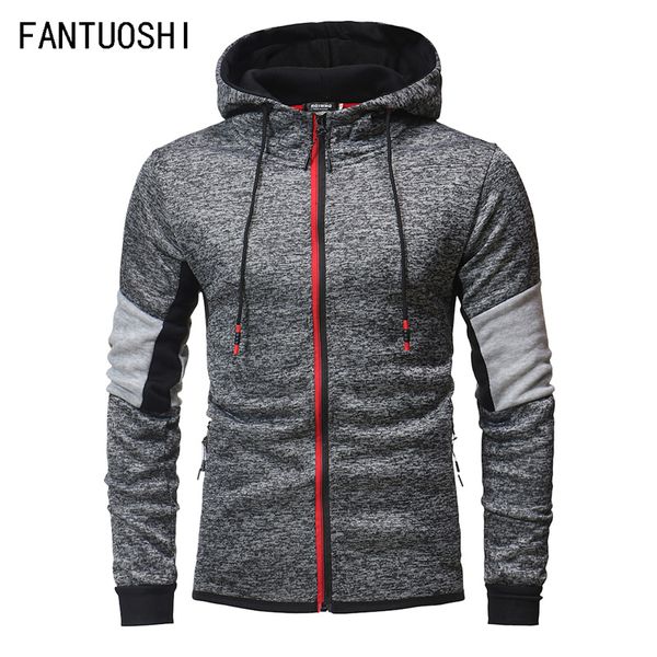 hoodies men 2019 new splice hooded cardigan for men zipper comfy hip hop hoodies long sleeve sweatshirts male casual coat, Black
hoodies men 2019 new splice hooded cardigan for men zipper comfy hip hop hoodies long sleeve sweatshirts male casual coat, Black