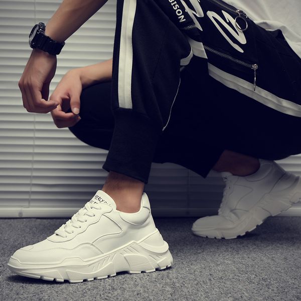 autumn new fashion men's casual shoes trend versatile version of dad shoes sneakers web celebrity increase small white, Black
autumn new fashion men's casual shoes trend versatile version of dad shoes sneakers web celebrity increase small white, Black