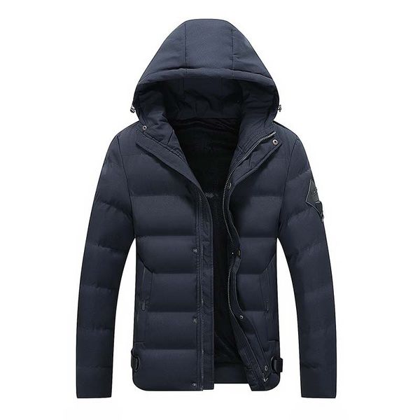 men's cotton jacket new 2018 hooded zipper wide-waisted solid new fashion youth cotton jacket winter coat men bubble, Black
men's cotton jacket new 2018 hooded zipper wide-waisted solid new fashion youth cotton jacket winter coat men bubble, Black