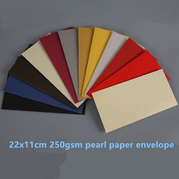 50pcs/lot 22x11cm 250gsm pearl paper envelope book business affairs invitation vip member card set gilding printing company
50pcs/lot 22x11cm 250gsm pearl paper envelope book business affairs invitation vip member card set gilding printing company