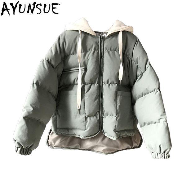 ayunsue winter jacket and coat women warm short down cotton padded coat 2019 new casual korean bread parka lx2409, Black
ayunsue winter jacket and coat women warm short down cotton padded coat 2019 new casual korean bread parka lx2409, Black