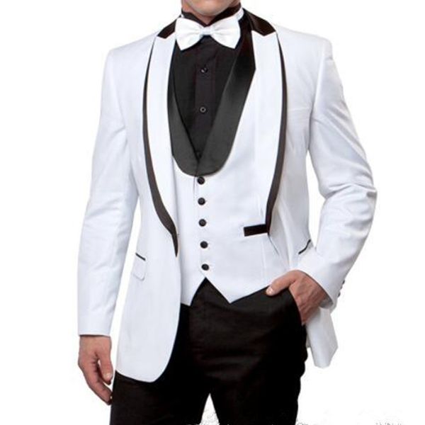 новые поступления one button white groom tuxedos пик нагрудные groomsmen лучший мужские свадебные костюмы (куртка + брюки + жилет, Black;gray
новые поступления one button white groom tuxedos пик нагрудные groomsmen лучший мужские свадебные костюмы (куртка + брюки + жилет, Black;gray