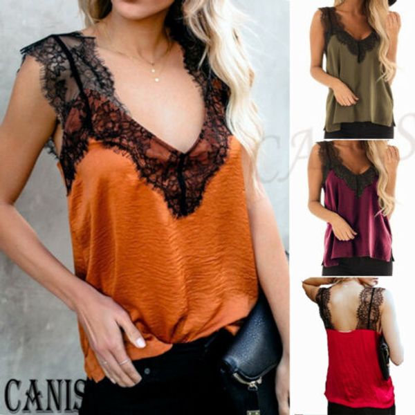 women lace sleeveless v neck woman casual tank streetwear ladies vest summer new arrival, White
women lace sleeveless v neck woman casual tank streetwear ladies vest summer new arrival, White